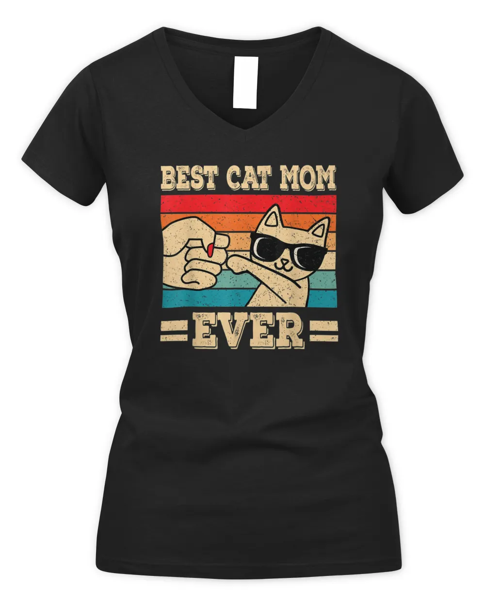 Softball Mom Baseball Mom Game Day Womens Mothers Day 2023 T-Shirt Women's V-Neck T-Shirt black s
